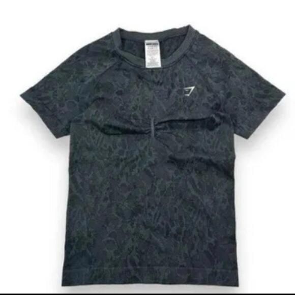Gymshark -  Adapt Animal Seamless T-Shirt - Butterfly - Black - M - Picture 1 of 14